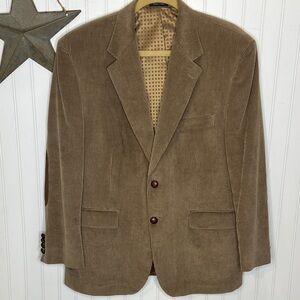 Men's Tan Corduroy Blazer